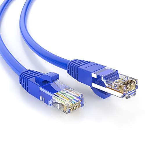 RJ45 Computer Network Cord Blue Color CableCreation 100 Feet CAT 5e Ethernet Patch Cable Cat 5e Patch Cord LAN Cable UTP 24AWG+100% Copper Wire 30.5m RJ45 Computer Network Cord Blue Color CableCreation 100 Feet CAT 5e Ethernet Patch Cable Cat 5e Patch Cord LAN Cable UTP 24AWG+100% Copper Wire 30.5m